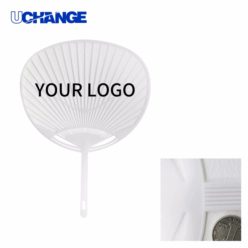 Plastic Hand Fan with Sturdy Frame