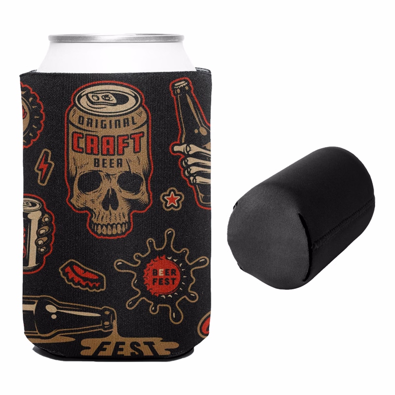Sublimation Collapsible 12 Oz Can Kooler - 3mm Neoprene