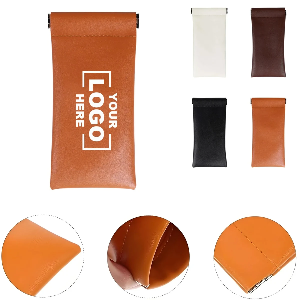 PU Portable Squeezable Sunglasses Case 1
