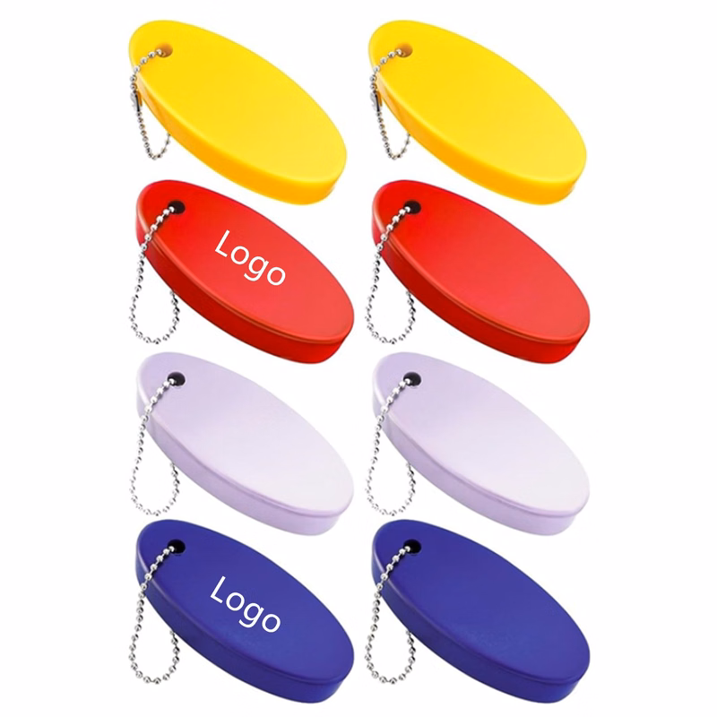 Oval Floating Foam Keychain