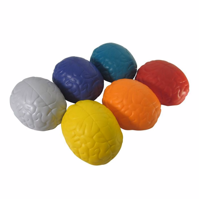 Mini Brain Shaped Stress Ball