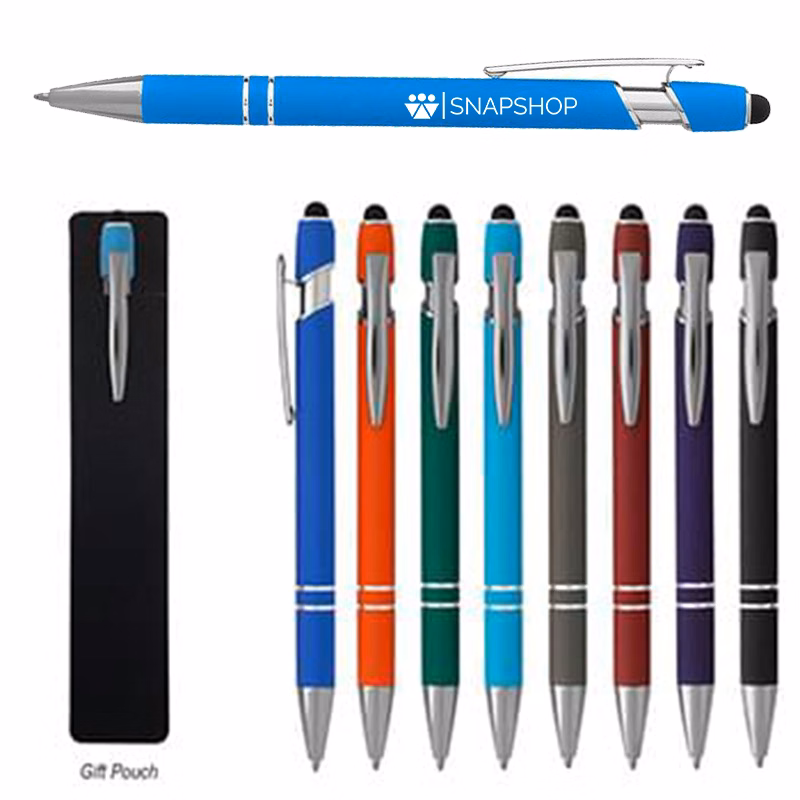 Rubberized Aluminum Stylus Pen