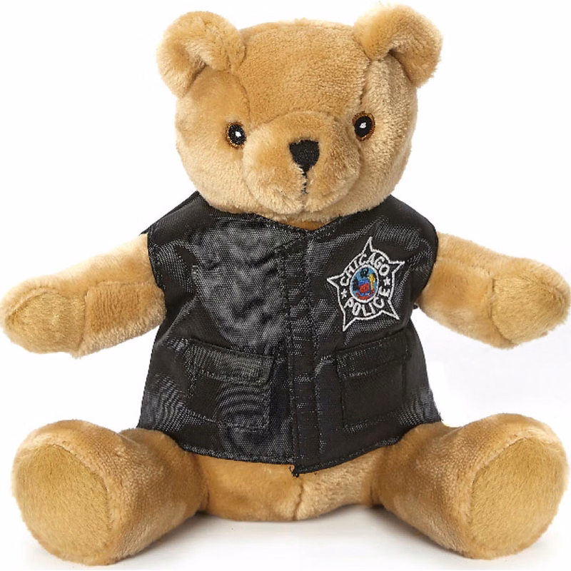 10" Police Vest Bear