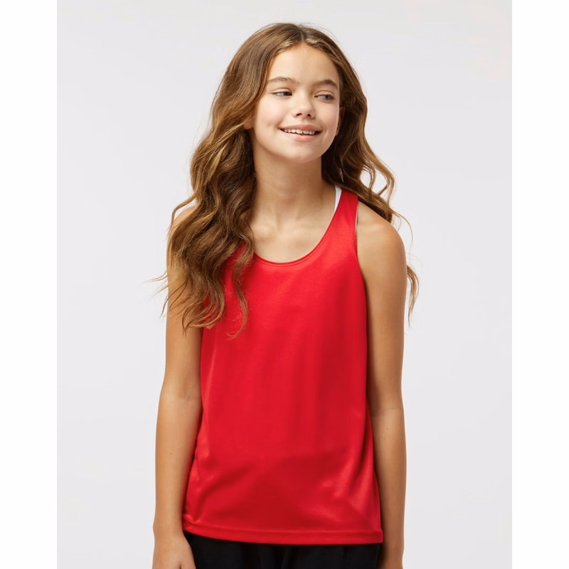 Badger Girls' B-Core Racerback Tank Top - 2166