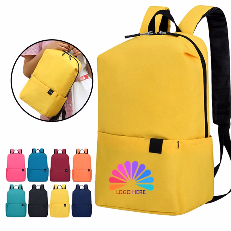 Minimalist Solid Color Backpack