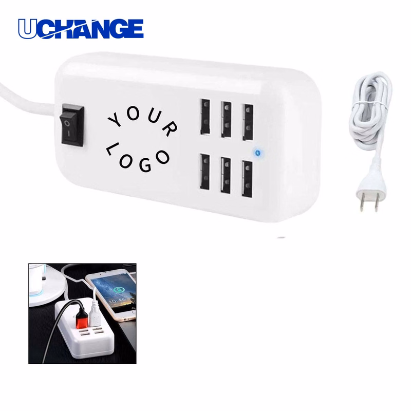 Durable 6 Port USB Hub with Protection