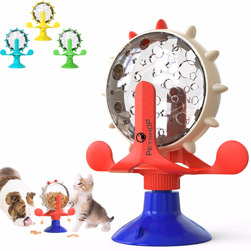 Pet Food Leakage Toy with Powerful Suction Cup