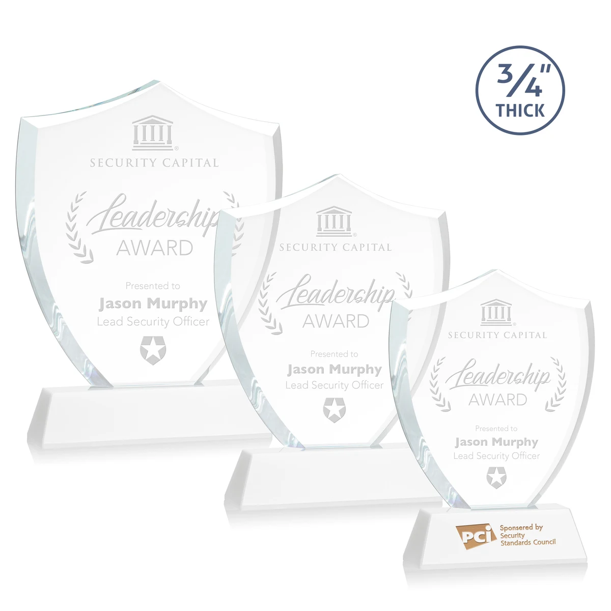 Scudo Shield Award on Newhaven - White 1