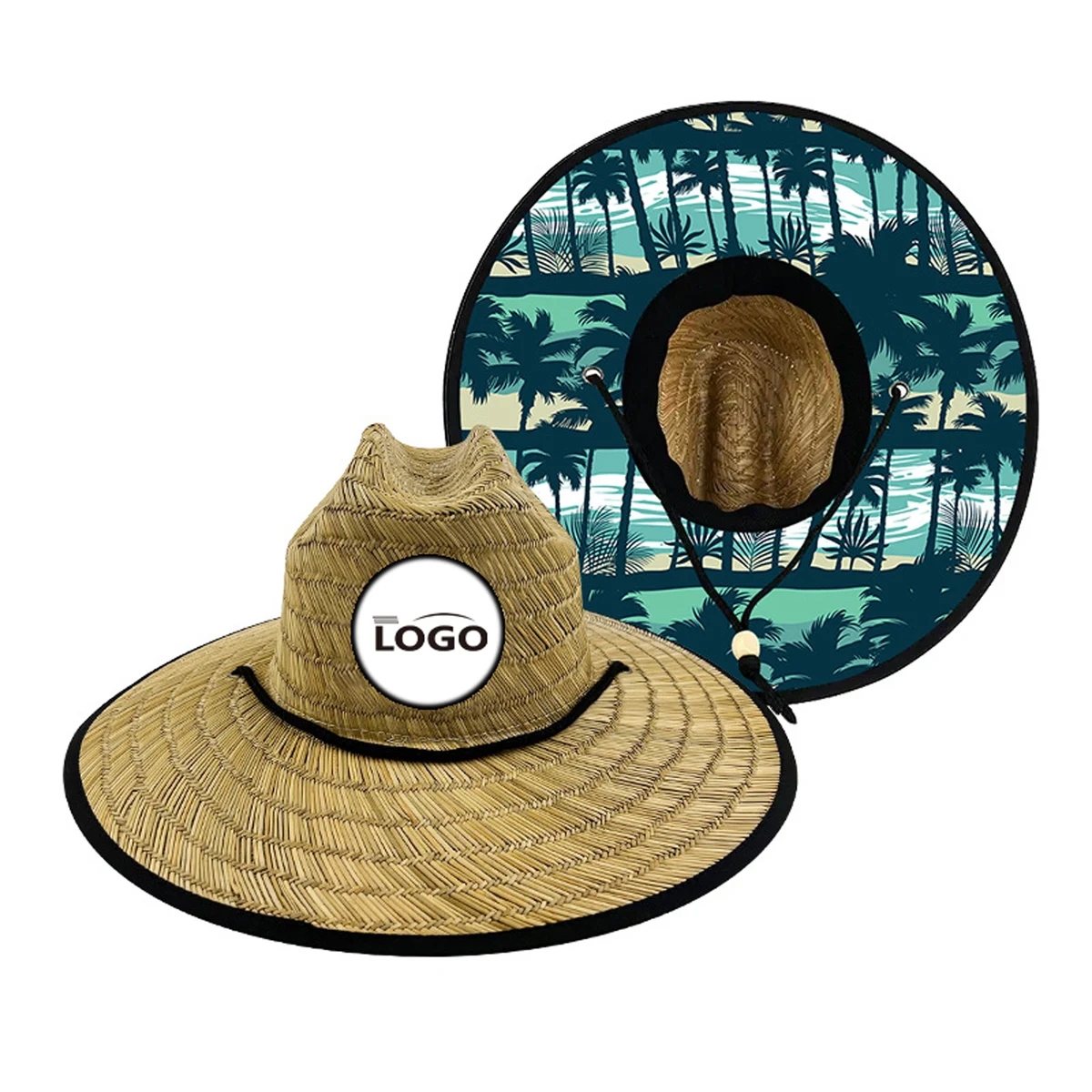 Sun Beach Fishing Cowboy Straw Hat Unisex 1
