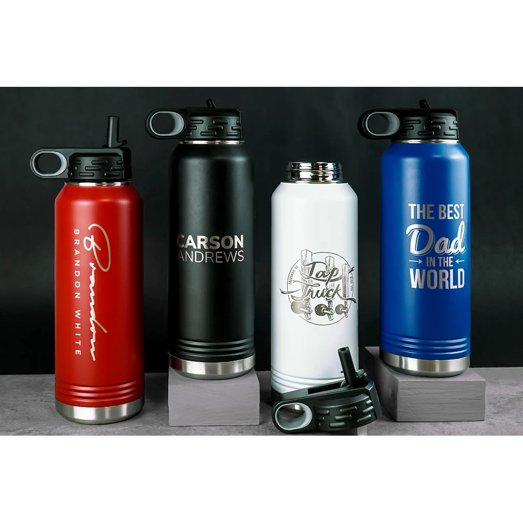 32 oz Polar Camel Metal Water Bottles, custom water bottle with logo imprint 1