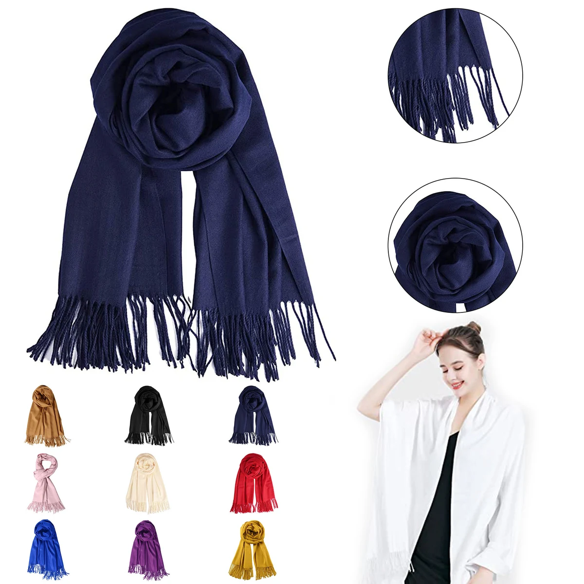 Female Cashmere Scarves 1