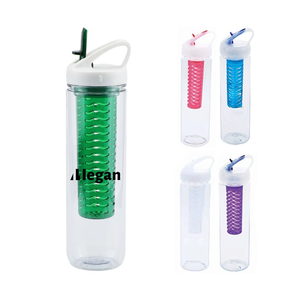 27oz Portable Sports Plastic Fruit Infusion Water Bottle 1