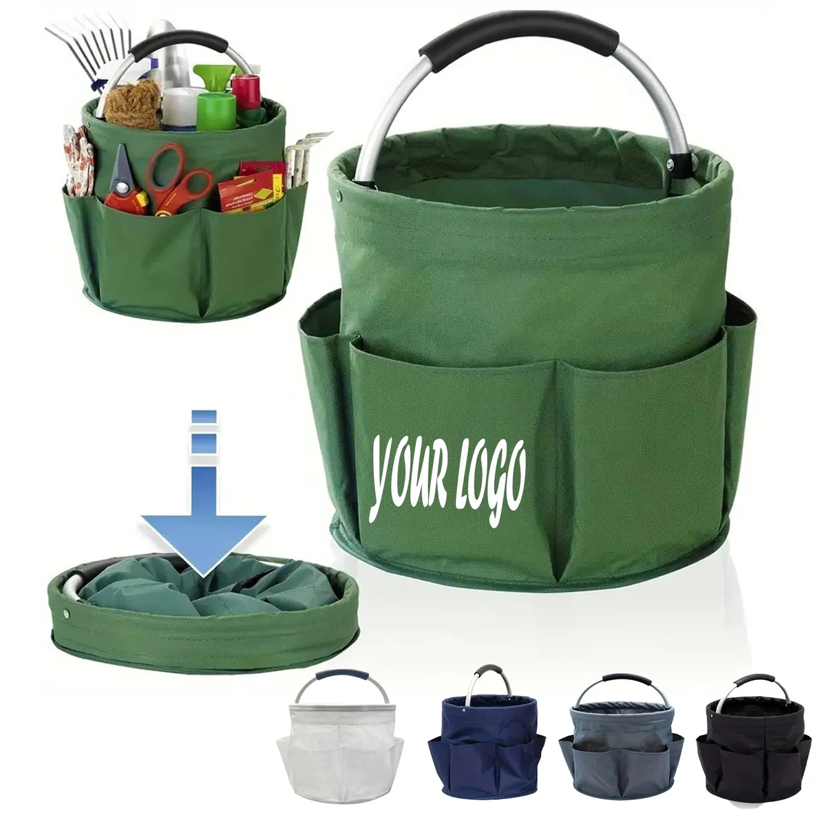 Collapsible Basket With Handle 1