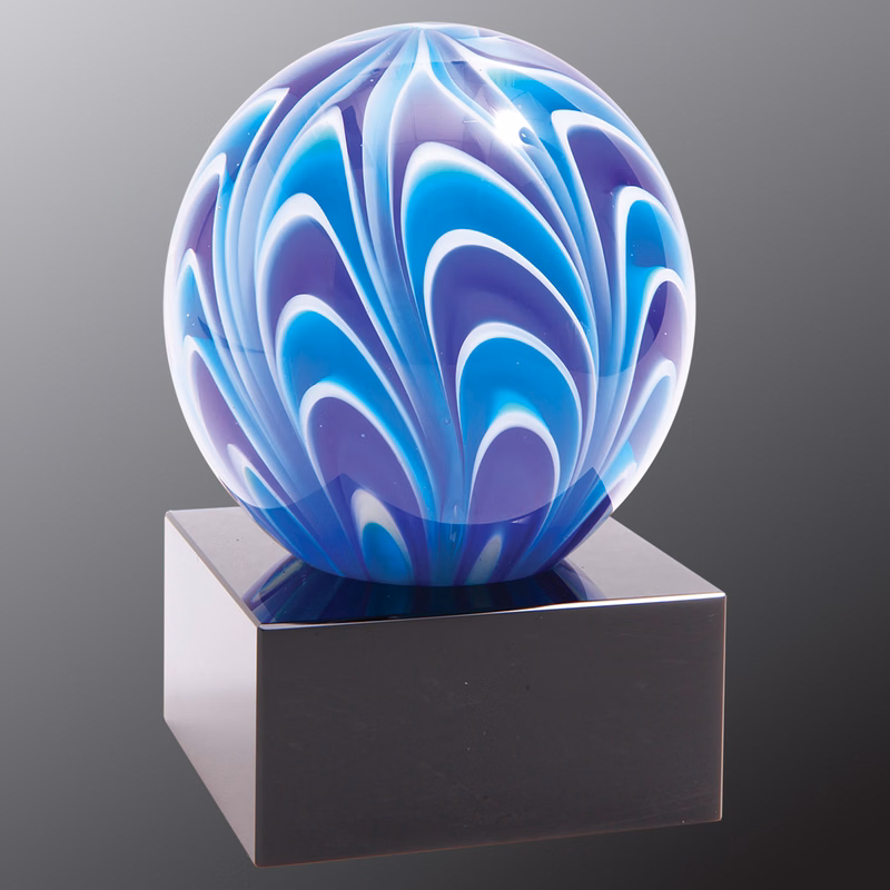 Kaleidoscope Art Glass 5"