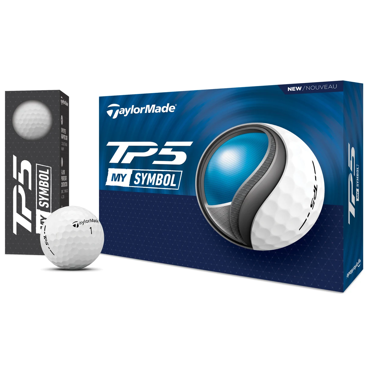 TaylorMade TP5 MySymbol Golf Balls 1