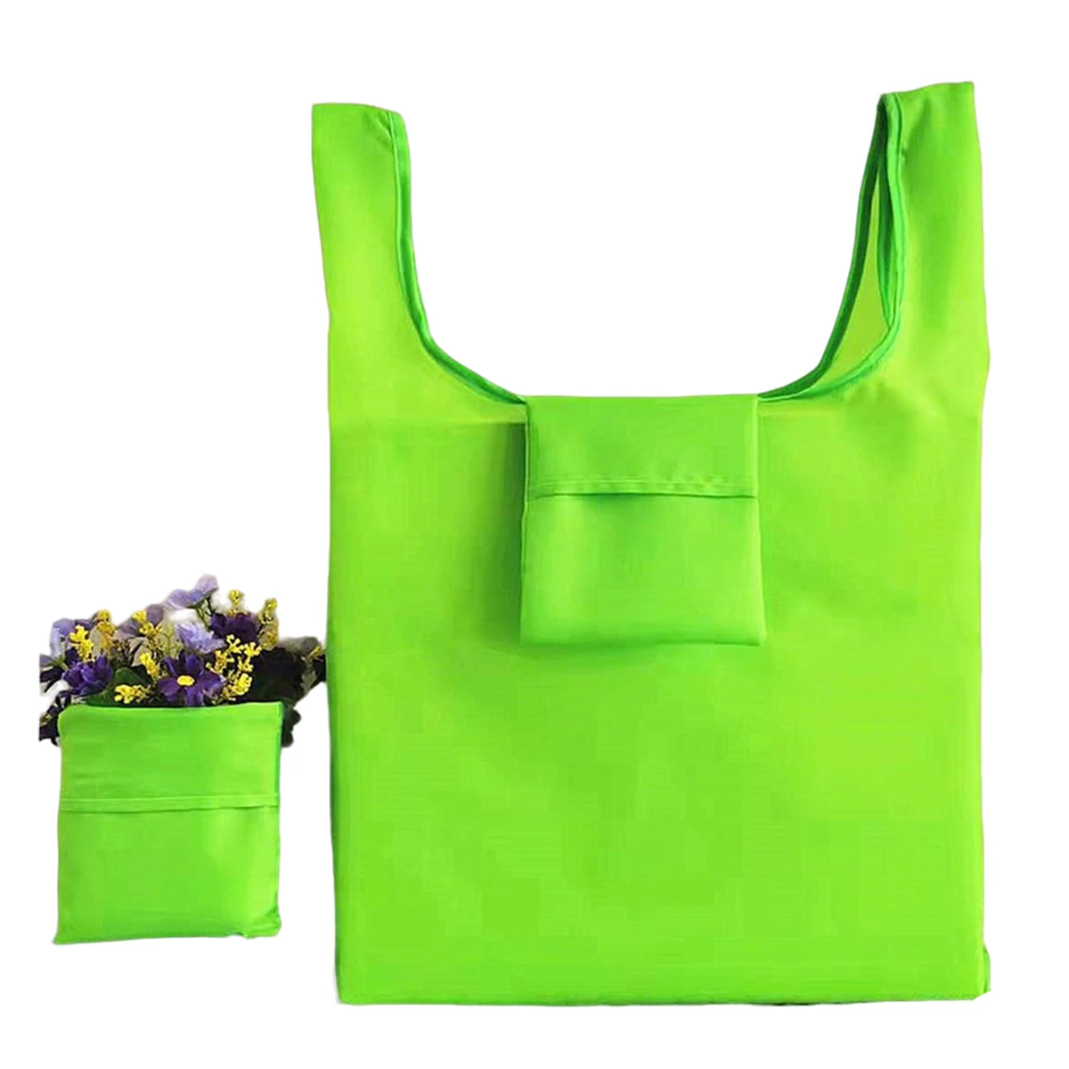 210D Oxford Folding Shopping Tote 20.9" Length x 15" Width 1