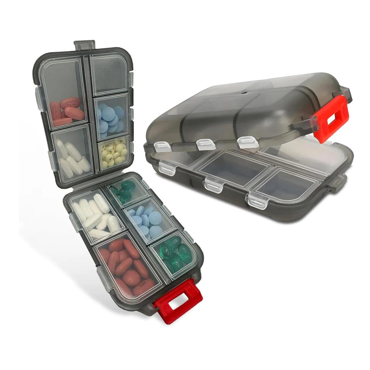 Full Color Travel Pill Organizer Box 1