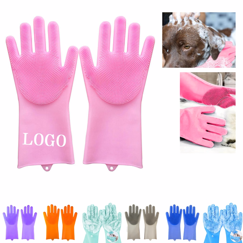 High Density Heat Resistant Silicone Pet Gloves