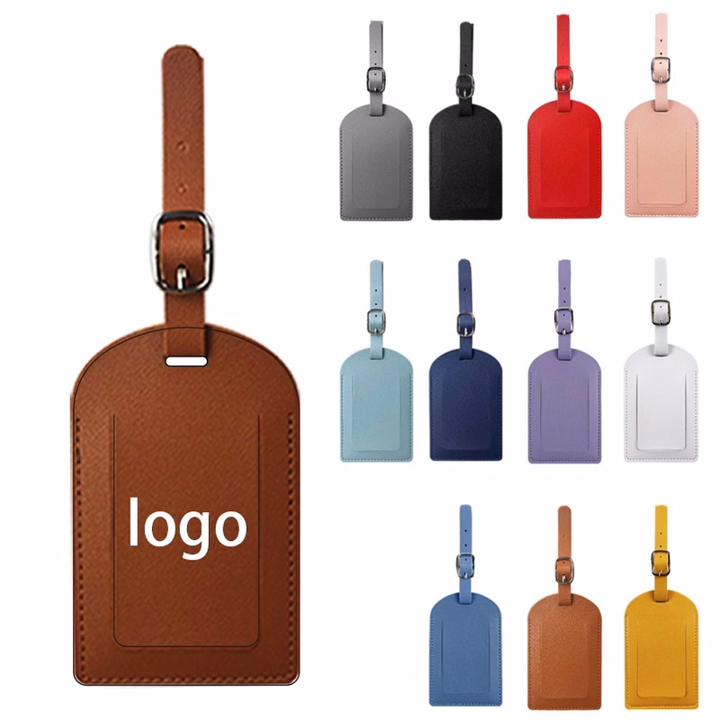 Custom PU Leather Luggage Tag