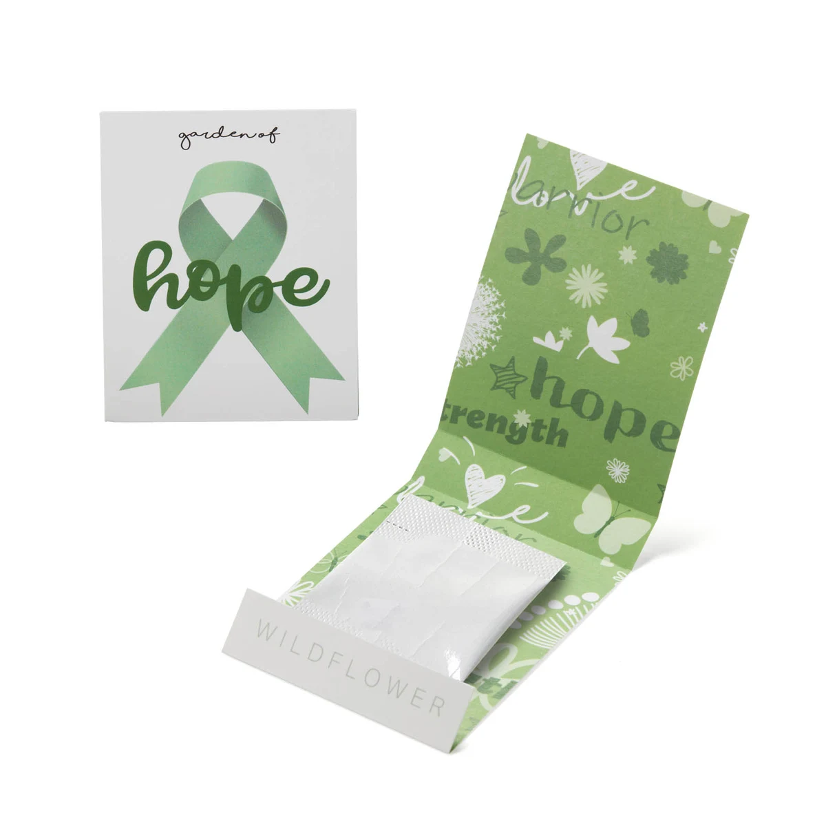 Green Ribbon Garden of Hope Matchbook 1