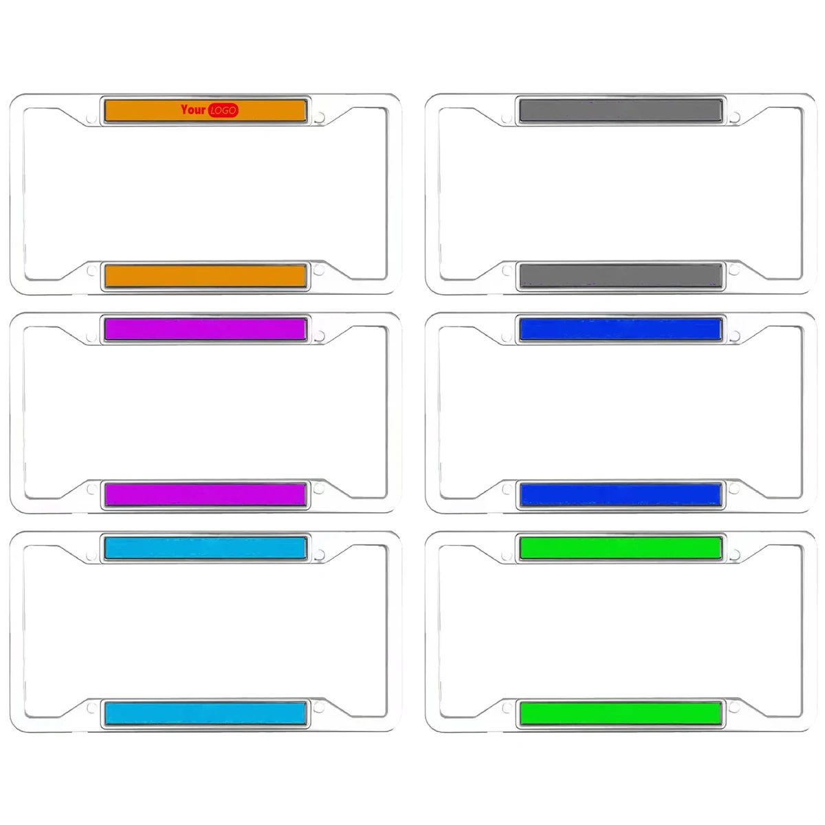 Aluminum Custom Acrylic Plate Frame 1