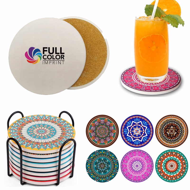 MOQ 10 pcs Ceramic Coaster