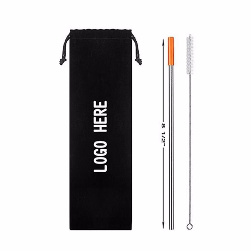 Stainless Steel Straw with Cleaning Brush