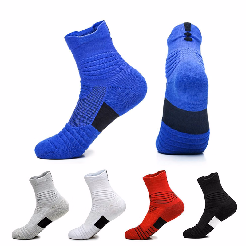 Men's Towel Bottom Non-Slip Sports Boat Socks