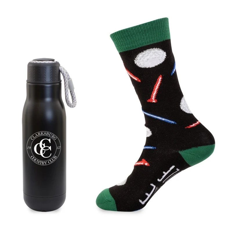 Less Work, More Golf Bottle Gift Set 1