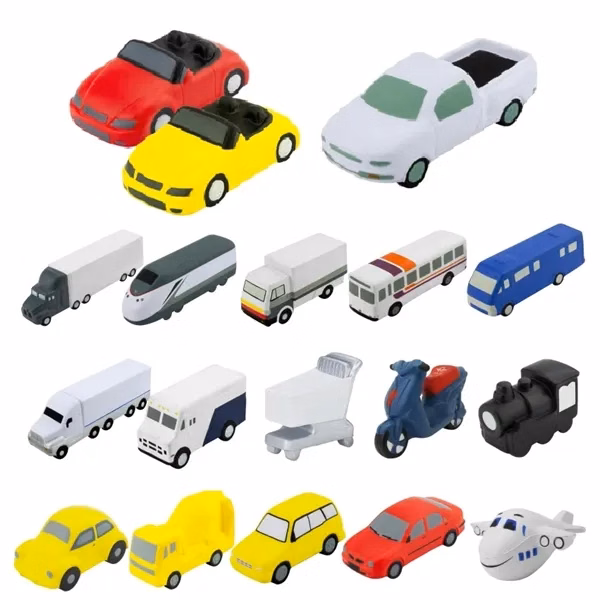 Custom 2" PU Foam Toy Car with Slow-Rebound Tech — Educational Kids Giveaway