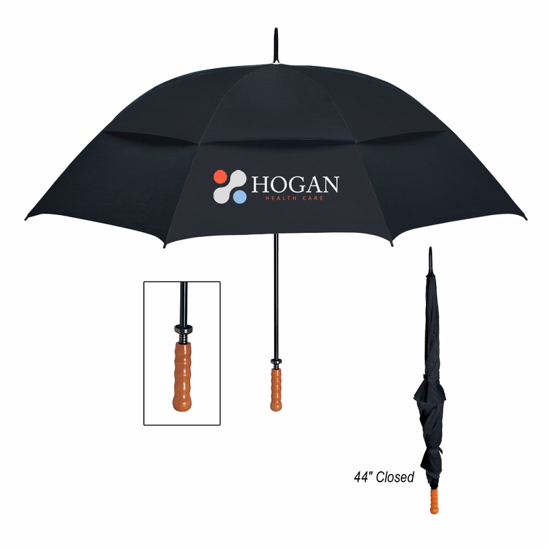 68" Arc Windproof Vented Umbrella