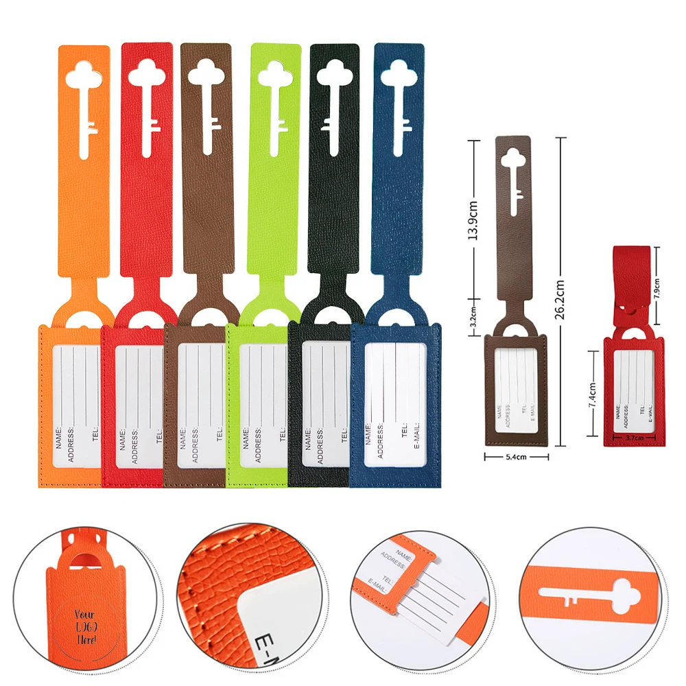 Travel PU Leather Luaggage Tag 1