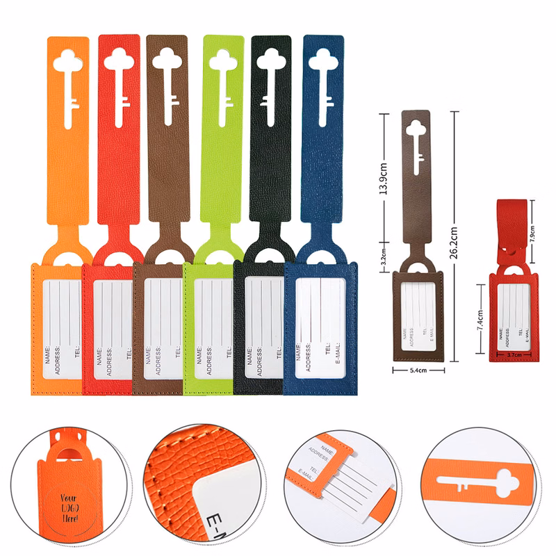 Travel PU Leather Luaggage Tag