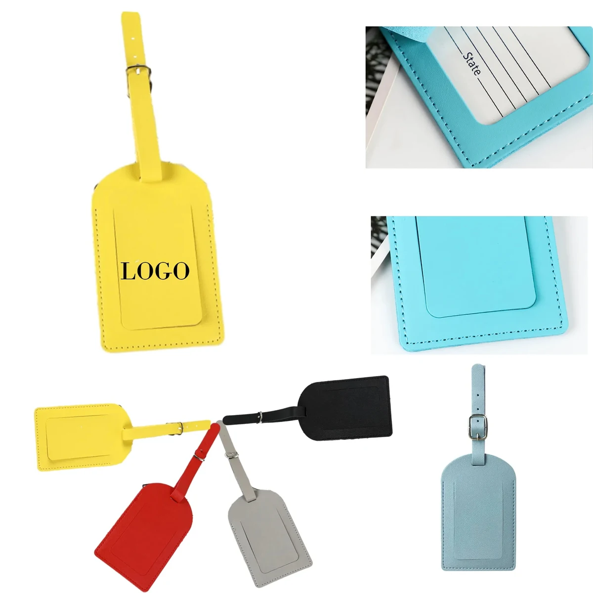 PU Boarding Luggage Tag 1