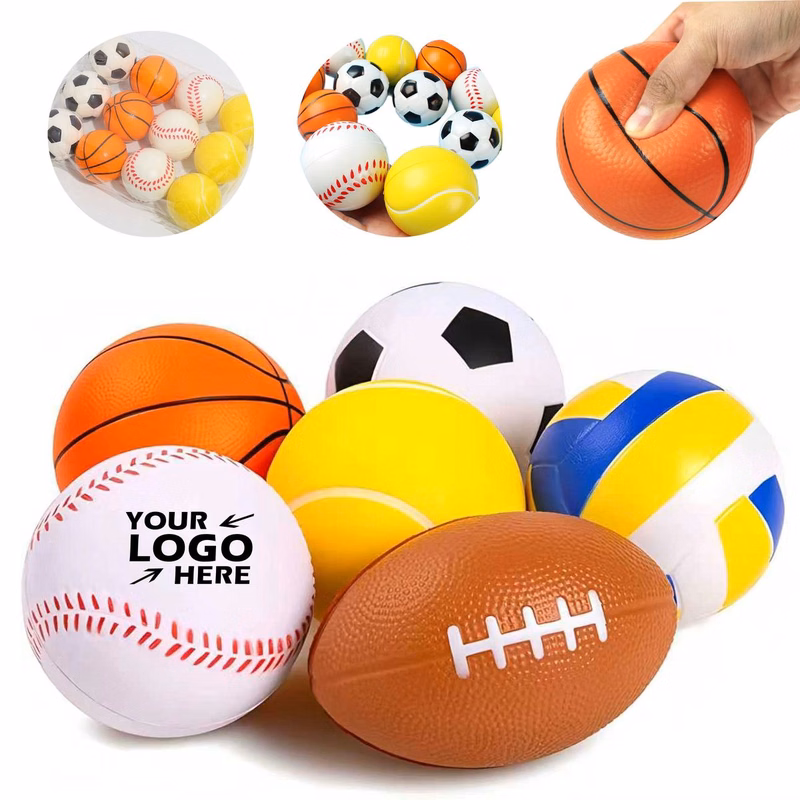 Soft Foam Sports Ball Stress Reliever Kids Sensory Toy