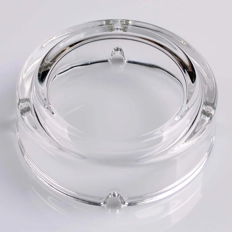 3 3/8" Circular Glass Ashtray 1
