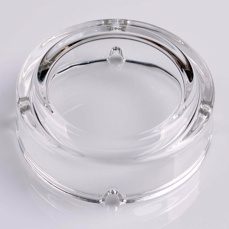 3 3/8" Circular Glass Ashtray
