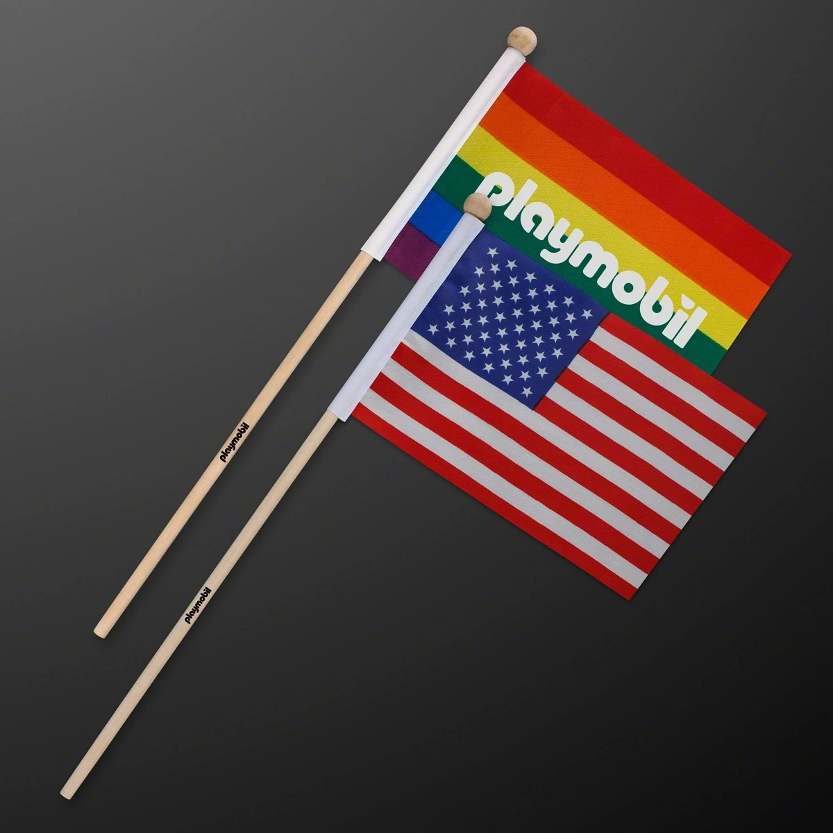 NON-Light Up Small Flags 1