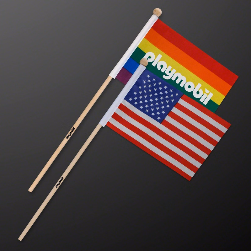NON-Light Up Small Flags
