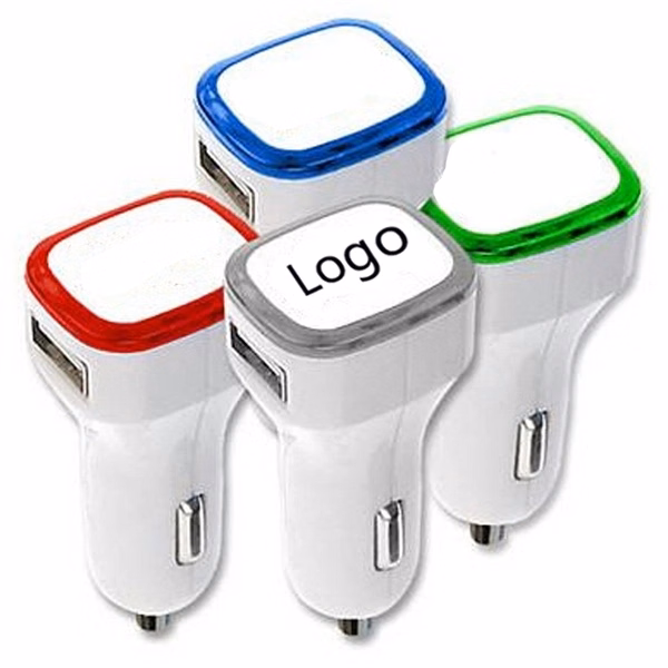 Multicolor Dual Port USB Car Charger