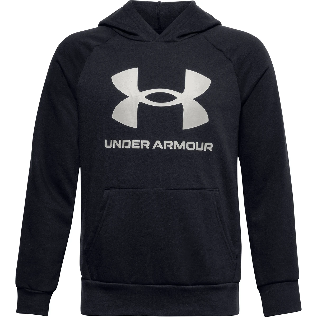 UA Rival Fleece Big Logo Boys' Hoodie, custom hoodie or sweatshirt with logo imprint 1