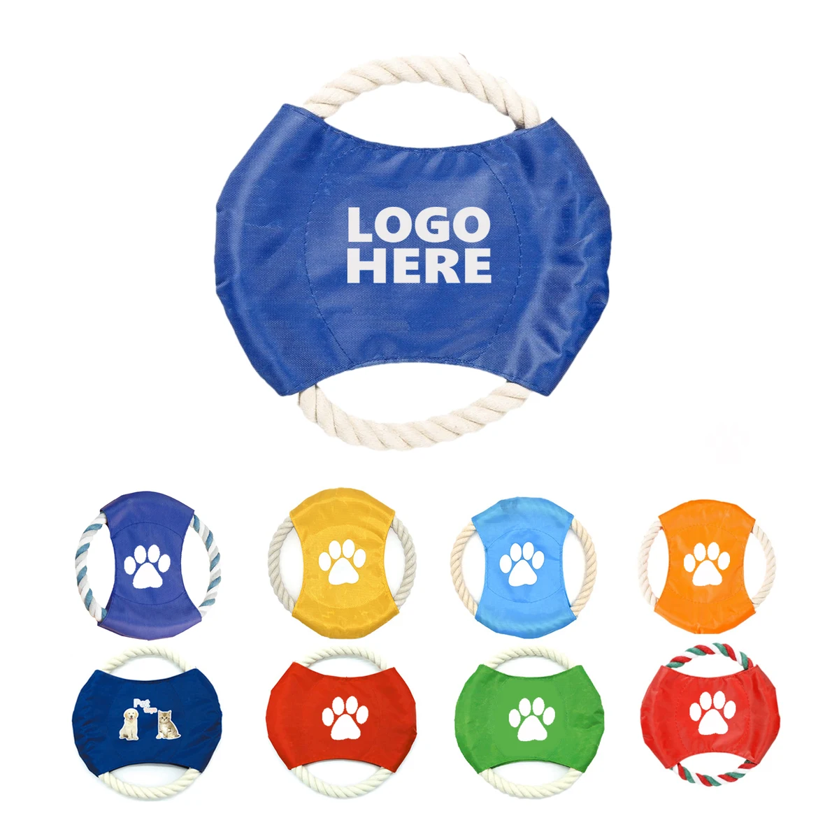 Dog Toy Cotton Rope Flying Disc 1