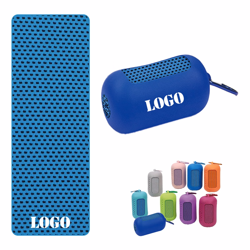 Quick Dry Cooling Towel With Silicone Case