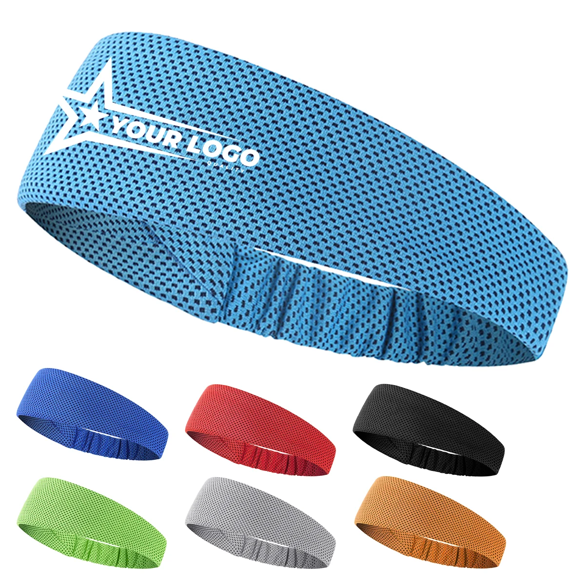 Summer Fitness Cool Sports Headband Elastic 1