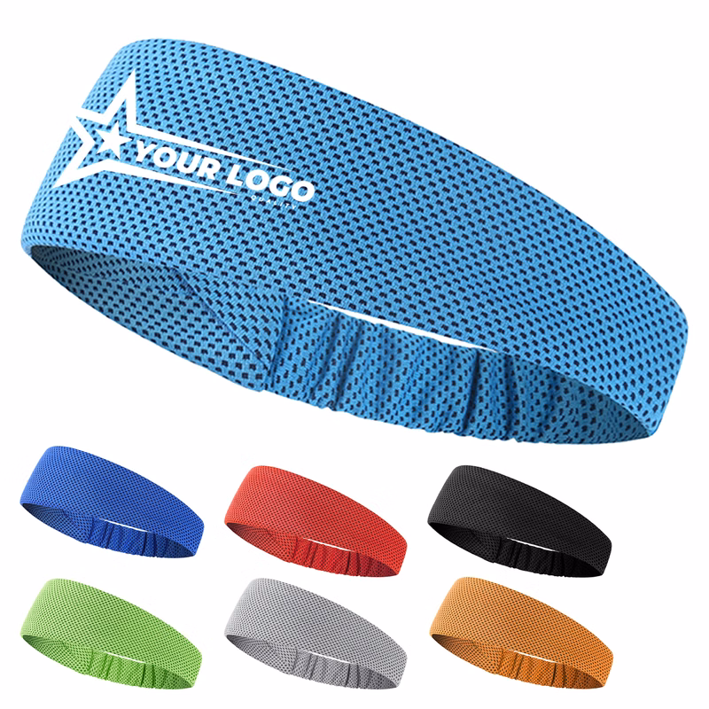Summer Fitness Cool Sports Headband Elastic