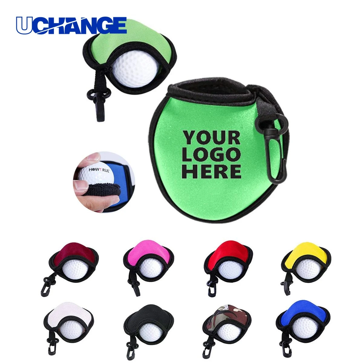 Golf Ball Cleaner Pocket Washer Pouch 1