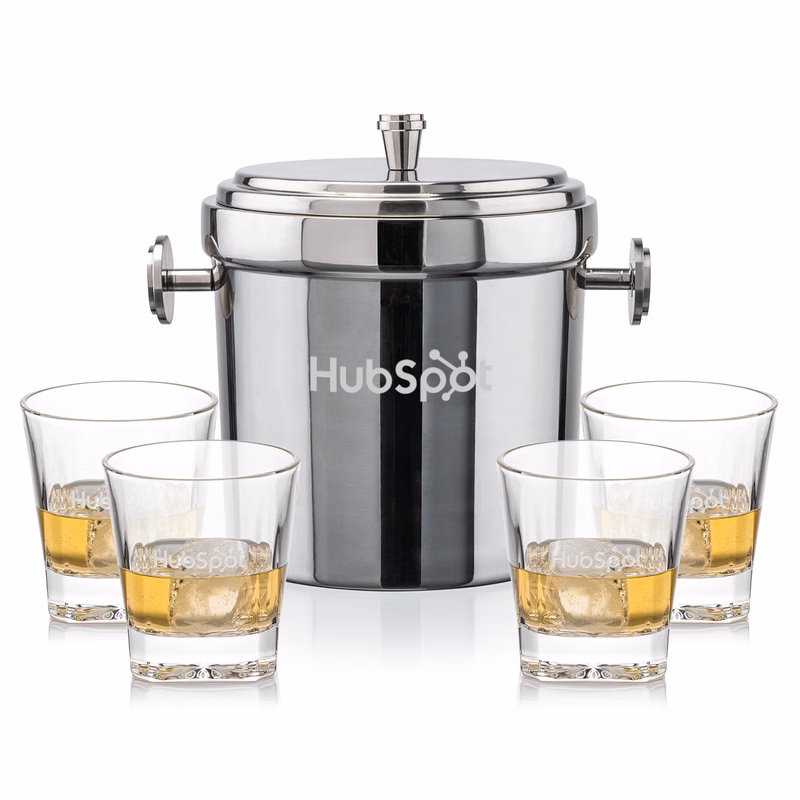 Milano Ice Bucket & Santana On-the-Rocks Set