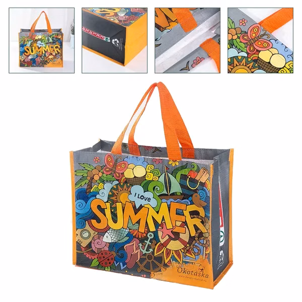 Full Color Woven Laminated Grocery Bag