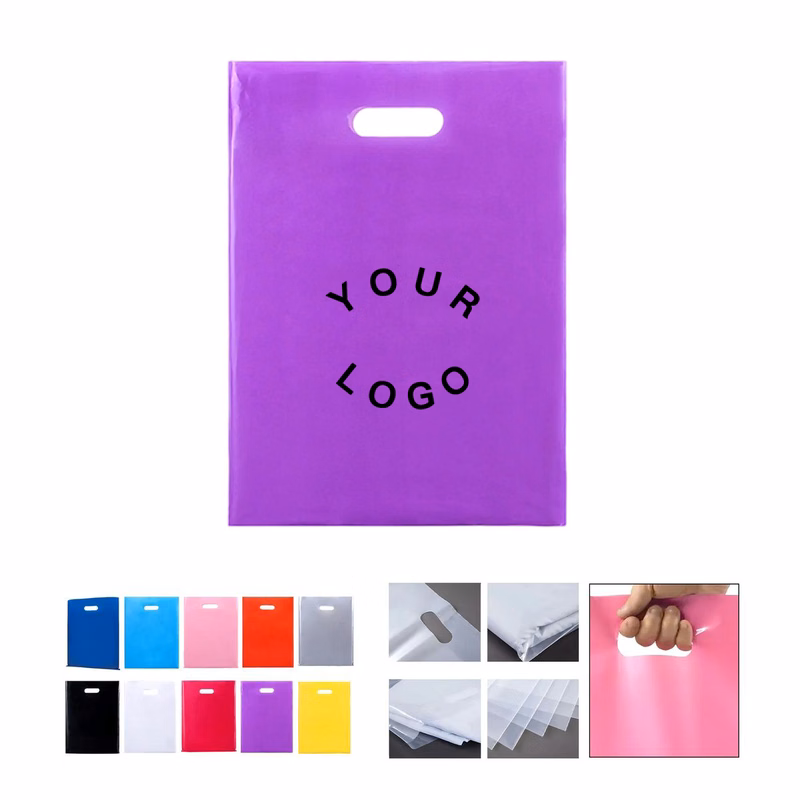 Lightweight Polyethylene Bag with Die Cut Handles