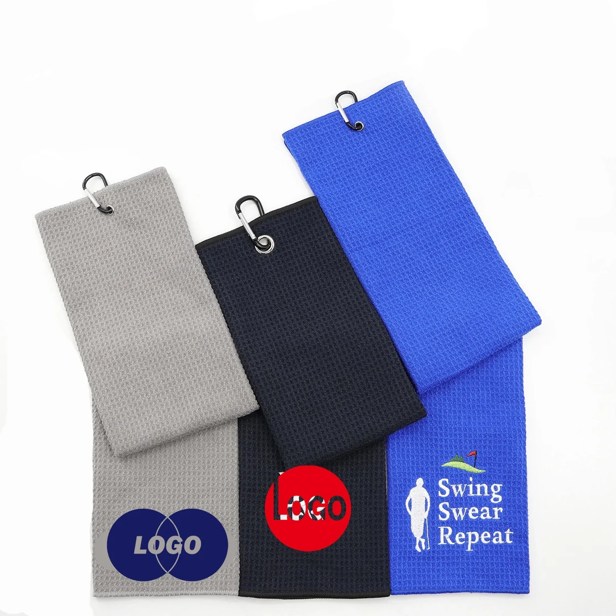 Waffle Golf Towel 1